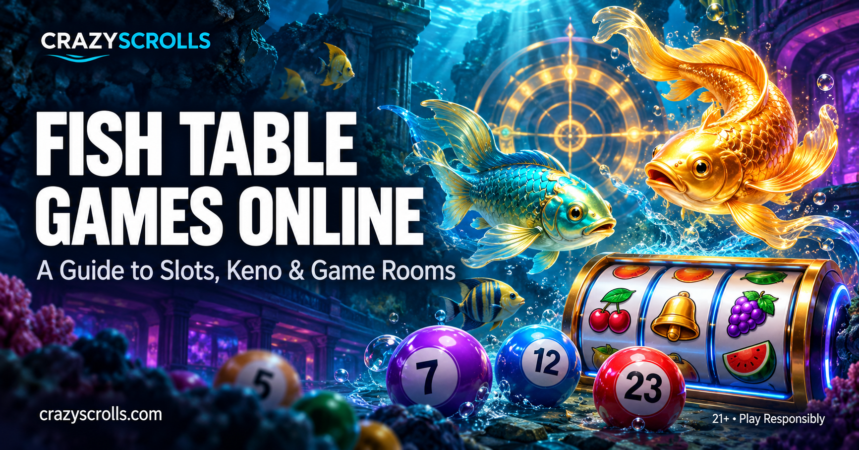 Fish Table Games Online: A Beginner’s Guide to Slots, Keno and Game Rooms